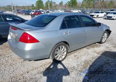 2007 Honda Accord 3.0 Ex из США, поврежденный, VIN 1HGCM66567A063214